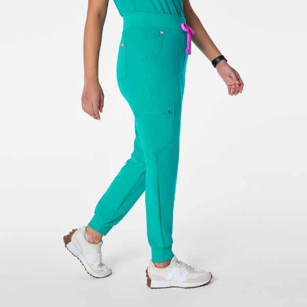 women's Lagoon High Waisted Zamora - Petite Jogger Scrub Pant™