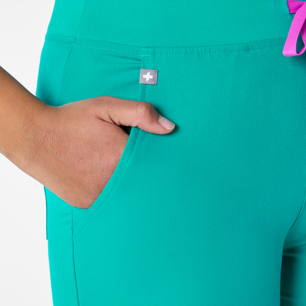 women's Lagoon High Waisted Zamora - Petite Jogger Scrub Pant™