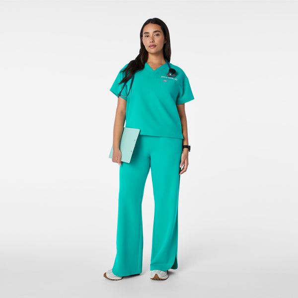women's Lagoon Pagosa Relaxed V-Neck - Scrub Top