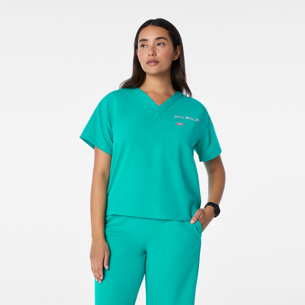 women's Lagoon Pagosa Relaxed V-Neck - Scrub Top