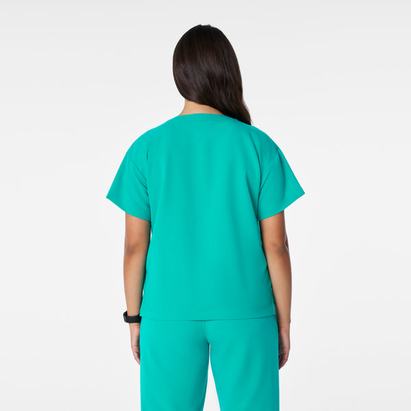 women's Lagoon Pagosa Relaxed V-Neck - Scrub Top