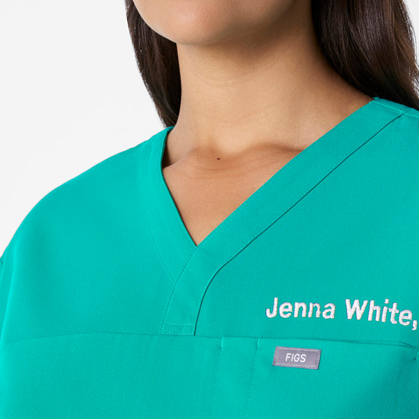 women's Lagoon Pagosa Relaxed V-Neck - Scrub Top