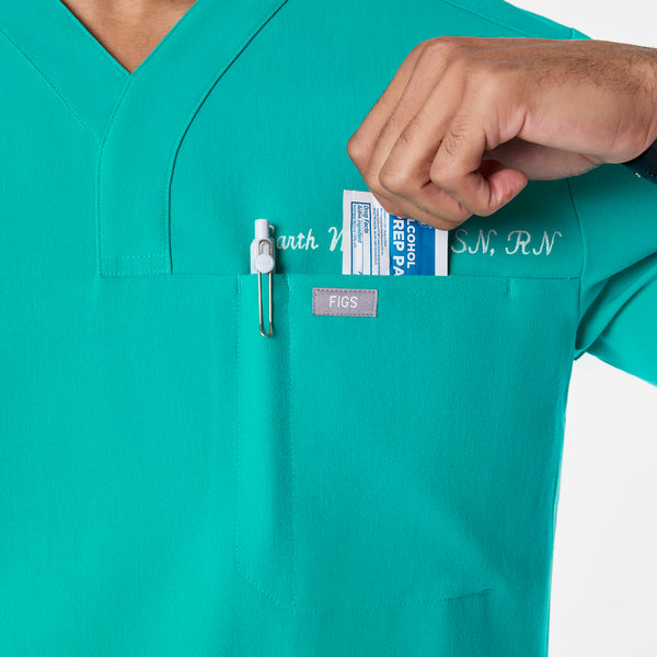 men's Lagoon Surrey - V-Neck Scrub Top