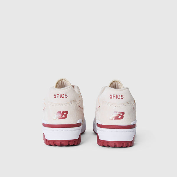 unisex Cream/Mauve FIGS | New Balance 550