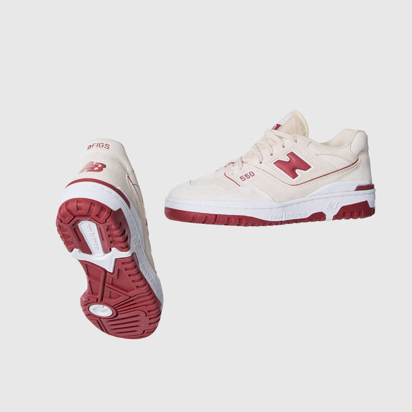unisex Cream/Mauve FIGS | New Balance 550
