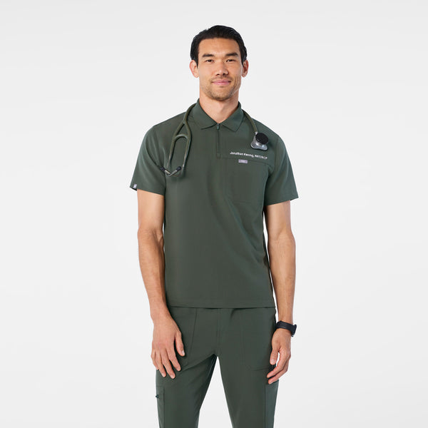 men's Moss Jasper Polo - Scrub Top