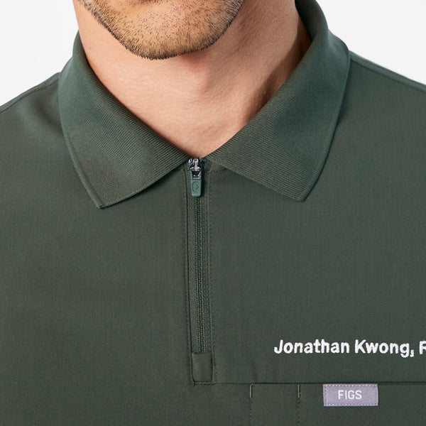men's Moss Jasper Polo - Scrub Top