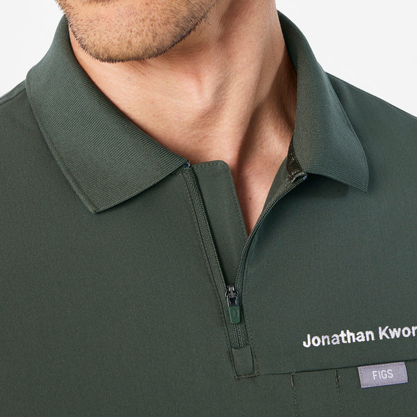 men's Moss Jasper Polo - Scrub Top