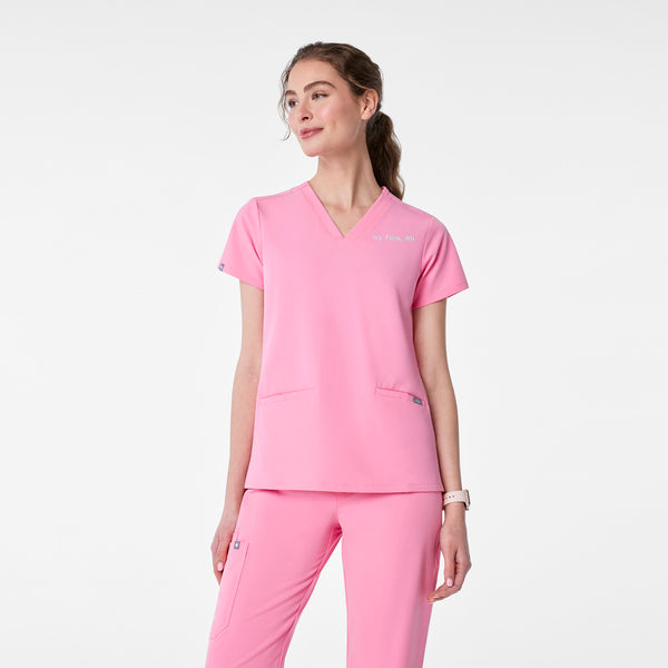 women's Sunrise Pink Casma -  Scrub Top™