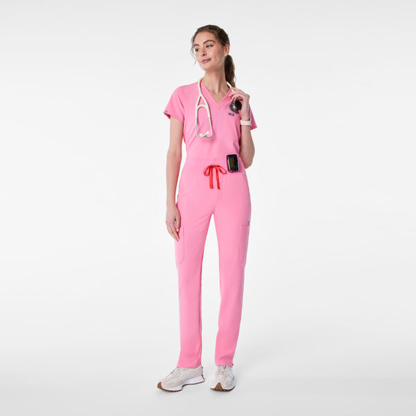 women's Sunrise Pink Yola High-Rise Slim  - Tall  Scrub Pant™