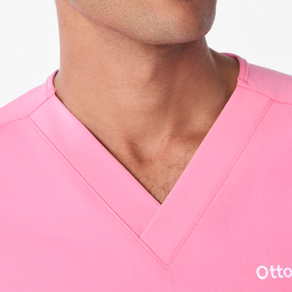 men's Sunrise Pink Leon - Three-Pocket Scrub Top™