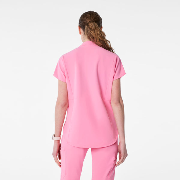 women's Sunrise Pink Montex Relaxed Scrub Top