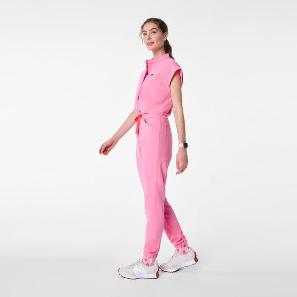 women's Sunrise Pink Rafaela Cargo - Tall ScrubJumpsuit™