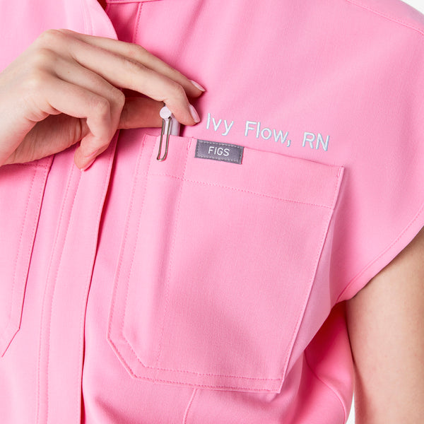 women's Sunrise Pink Rafaela Cargo - Tall ScrubJumpsuit™