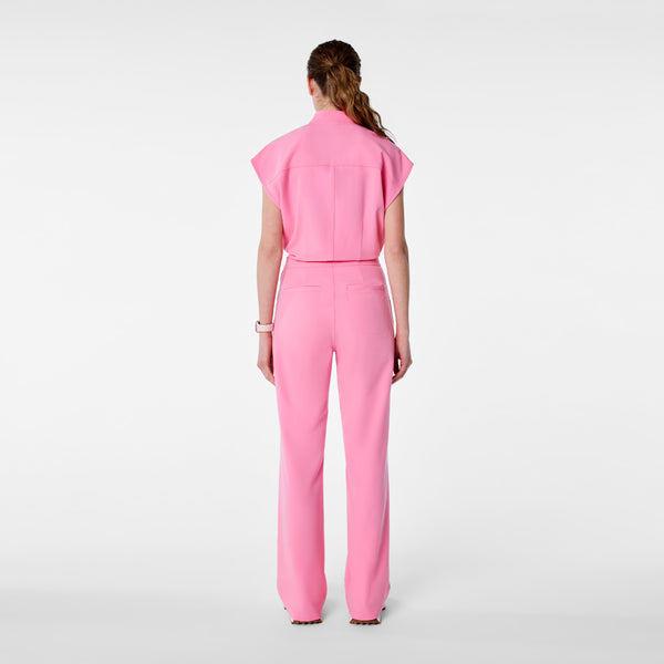 Women's Sunrise Pink Rafaela Wide-Leg - ScrubJumpsuit™