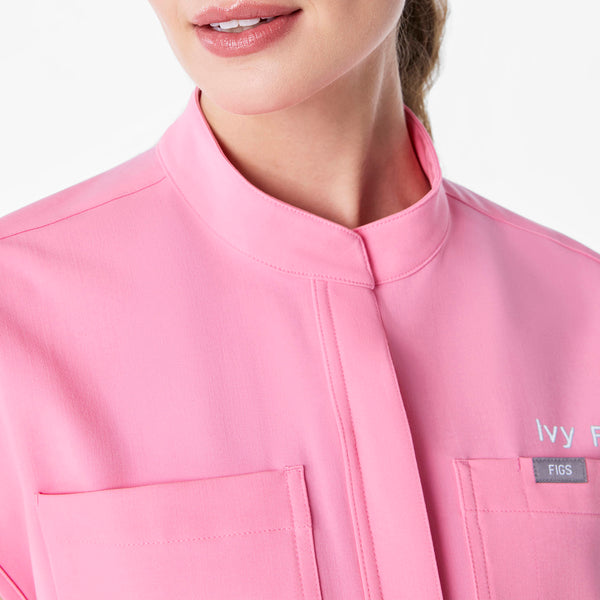 Women's Sunrise Pink Rafaela Wide-Leg - ScrubJumpsuit™