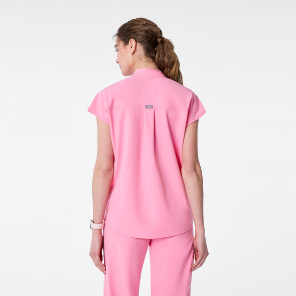 women's Sunrise Pink Rafaela - Oversized Scrub Top™