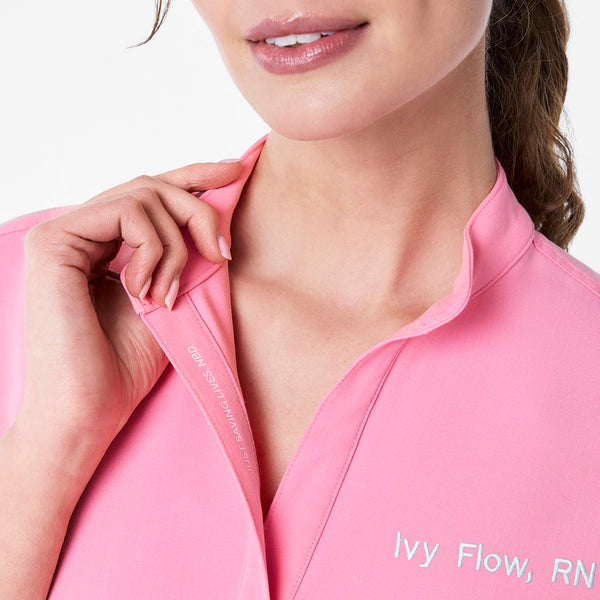women's Sunrise Pink Rafaela - Oversized Scrub Top™