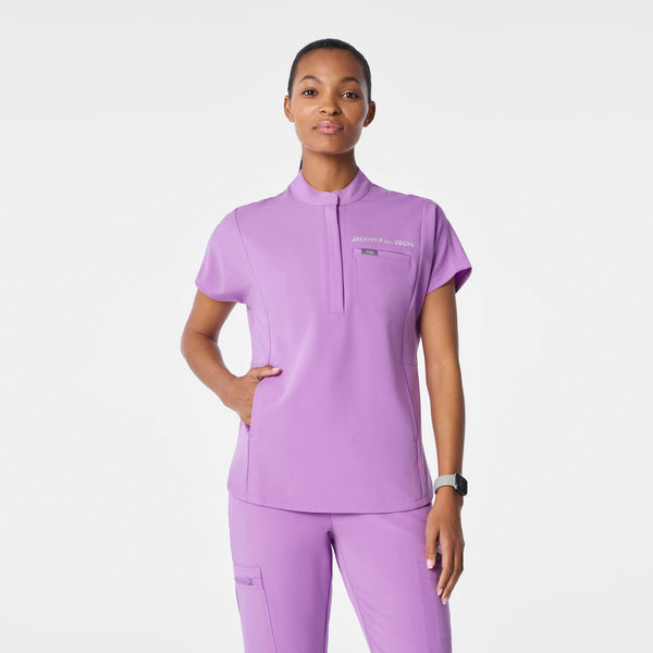 women's Wild Iris Montex Relaxed Scrub Top