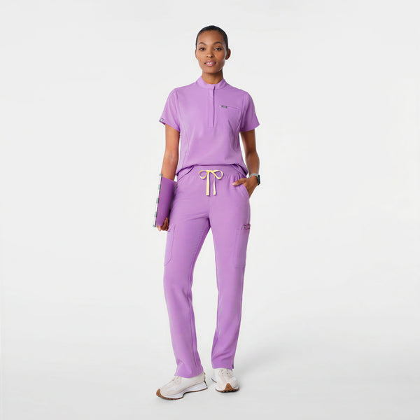 women's Wild Iris Montex Relaxed Scrub Top