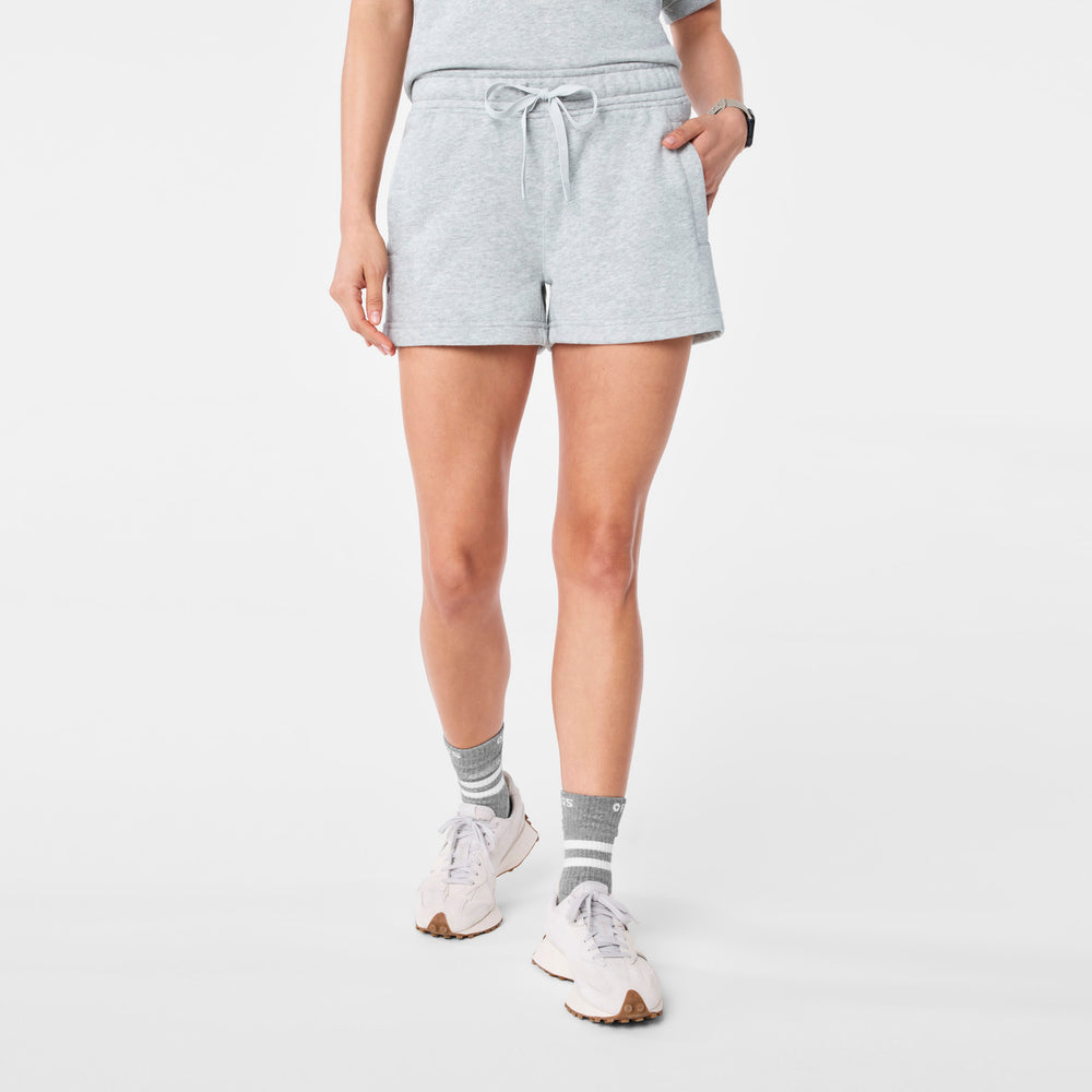 women's Heather Grey Off-Shift - Lounge Shorts™