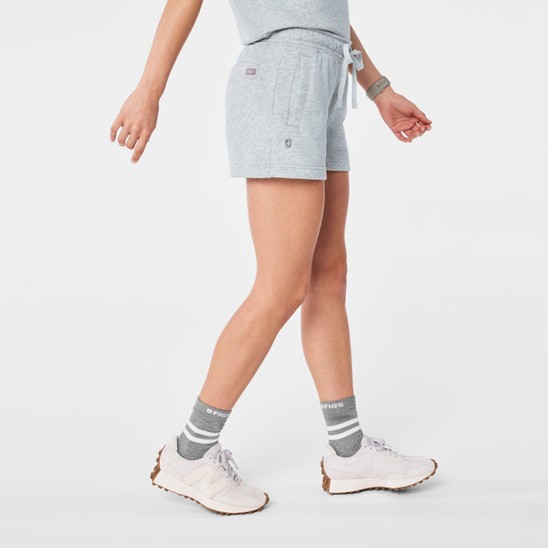 Women's Heather Grey Evelyn Sweatshorts