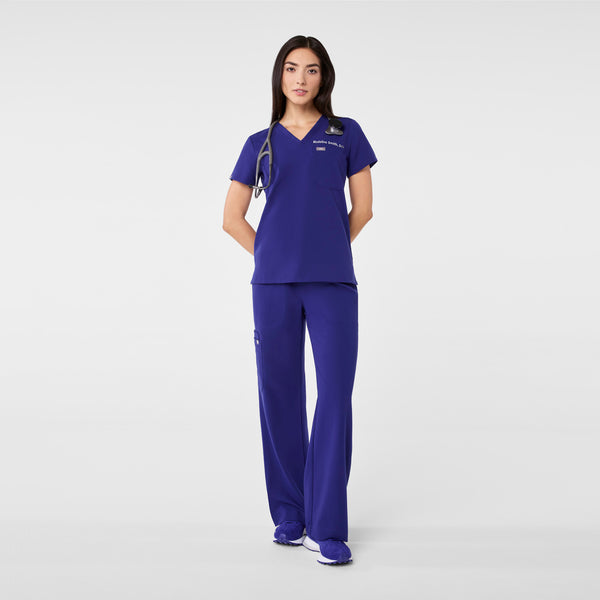 women's Deep Royal Blue Catarina - One-Pocket Scrub Top™