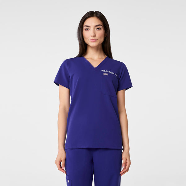 women's Deep Royal Blue Catarina - One-Pocket Scrub Top™