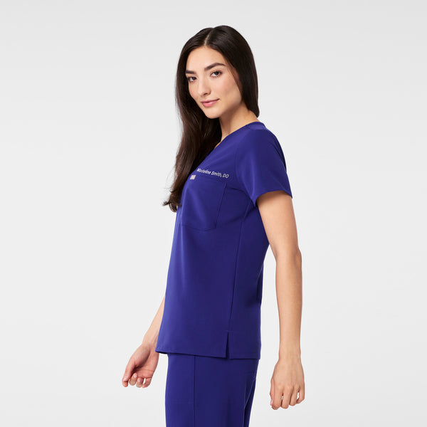 women's Deep Royal Blue Catarina - One-Pocket Scrub Top™