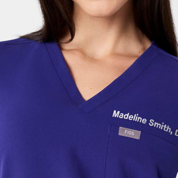 women's Deep Royal Blue Catarina - One-Pocket Scrub Top™