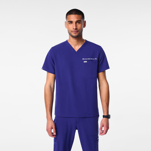 Men's Deep Royal Blue Chisec -  Scrub Top™