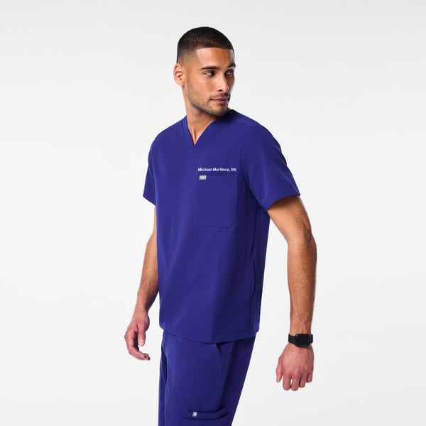 Men's Deep Royal Blue Chisec -  Scrub Top™
