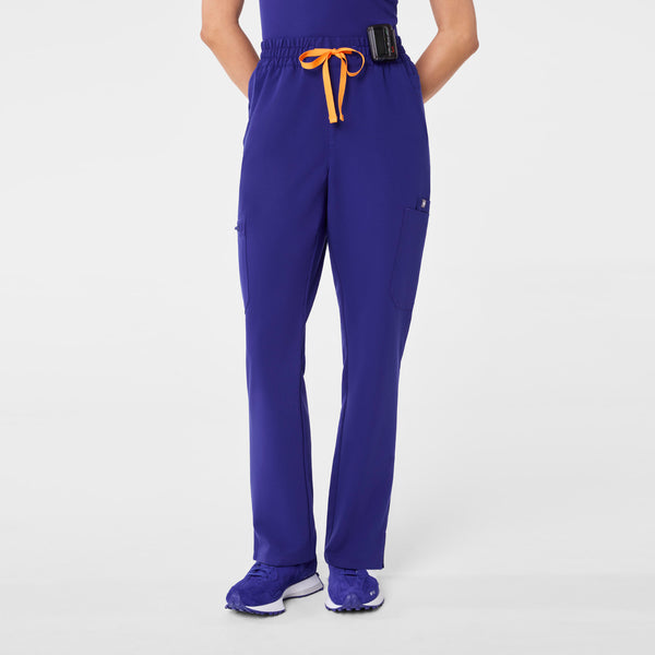 women's Deep Royal Blue High Waisted Dowa - Scrub Pants