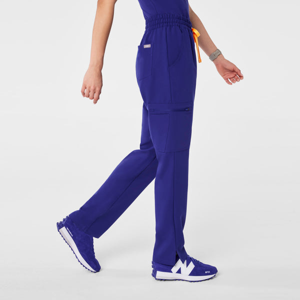 women's Deep Royal Blue High Waisted Dowa - Scrub Pants