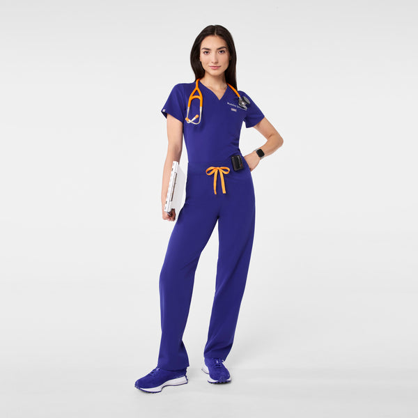 women's Deep Royal Blue High Waisted Livingston - Basic Scrub Pant™