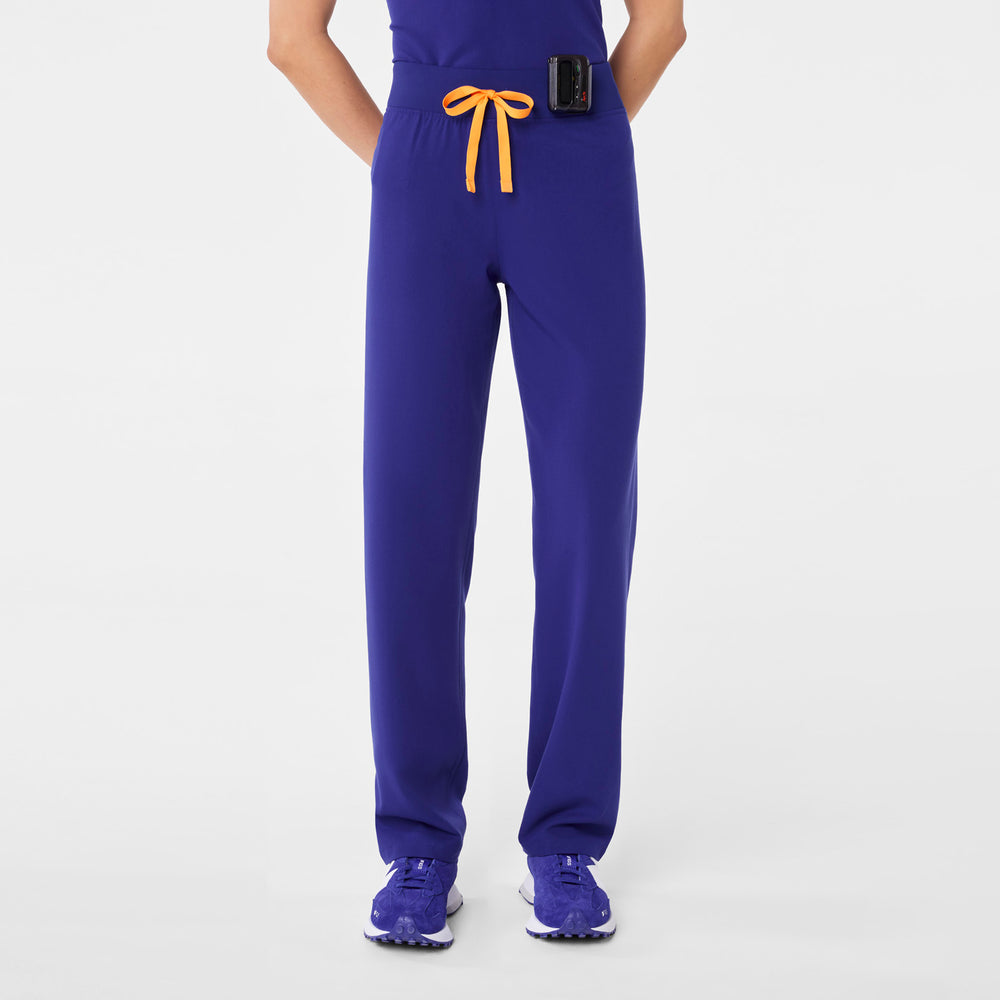 women's Deep Royal Blue High Waisted Livingston - Basic Scrub Pant™
