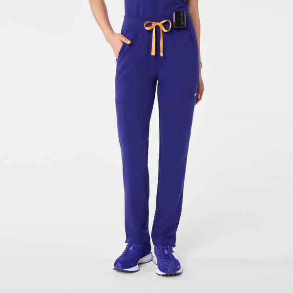 Women's Deep Royal Blue Yola High-Rise Slim  -  Scrub Pant™