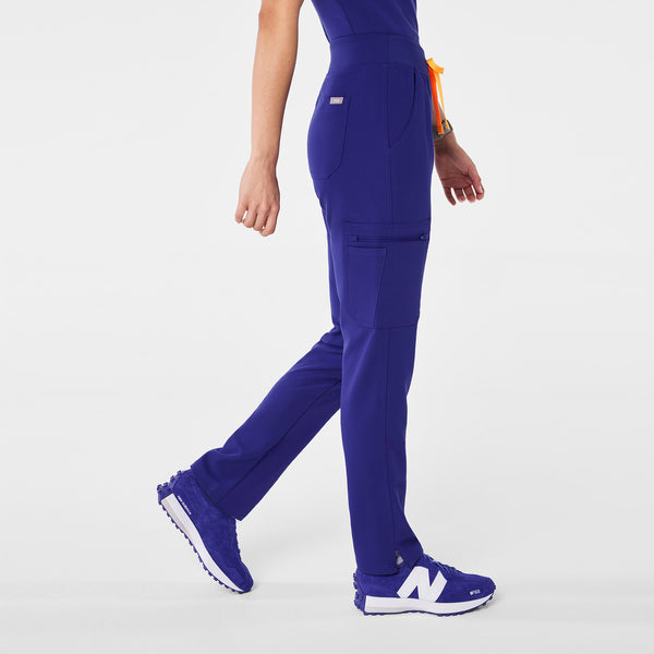 Women's Deep Royal Blue Yola High-Rise Slim  -  Scrub Pant™