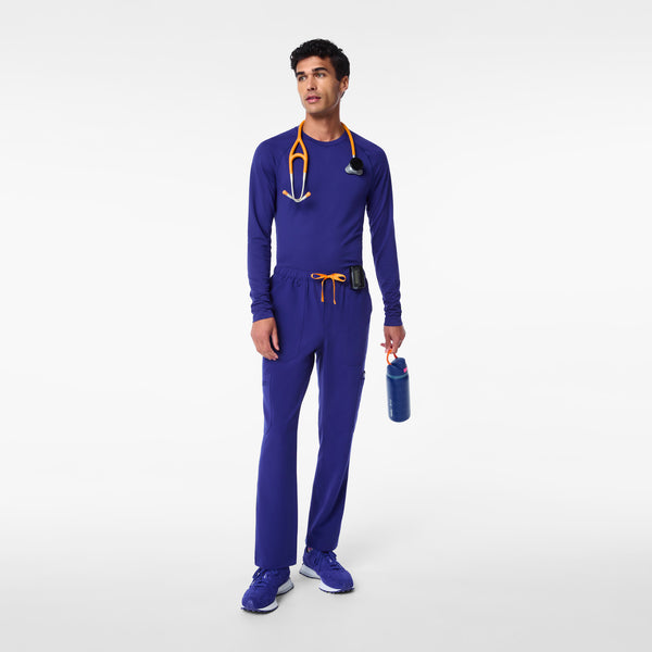 men's Deep Royal Blue Makato Seamless - Longsleeve Underscrub