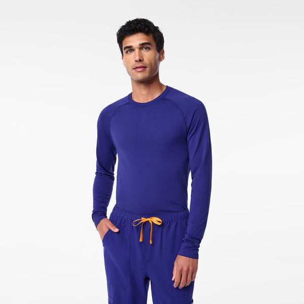 men's Deep Royal Blue Makato Seamless - Longsleeve Underscrub