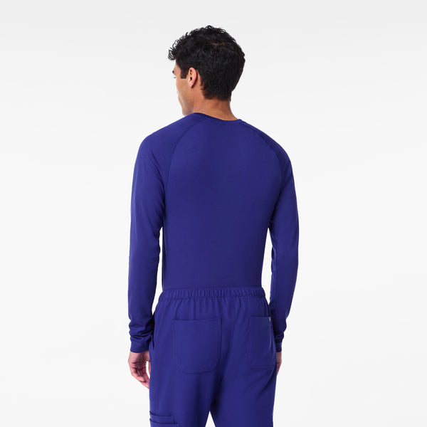 men's Deep Royal Blue Makato Seamless - Longsleeve Underscrub