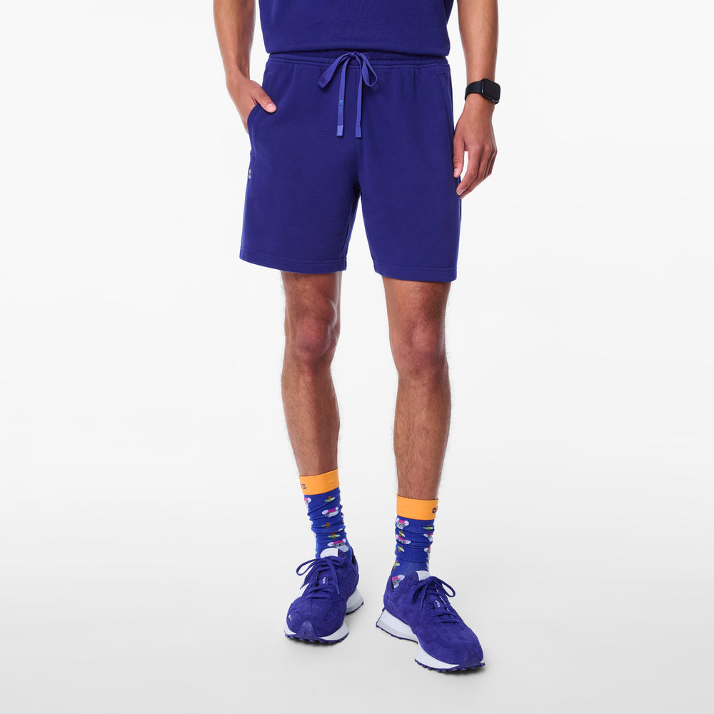 men's Deep Royal Blue Off-Shift - Lounge Shorts™