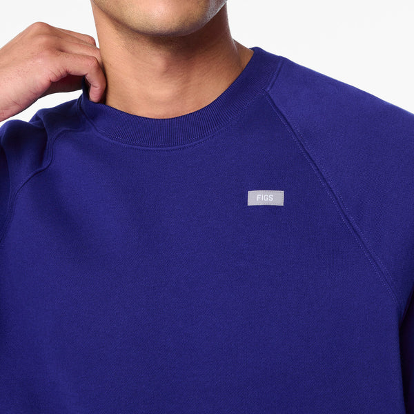 Men's Deep Royal Blue Elliot Short-Sleeve Sweatshirt