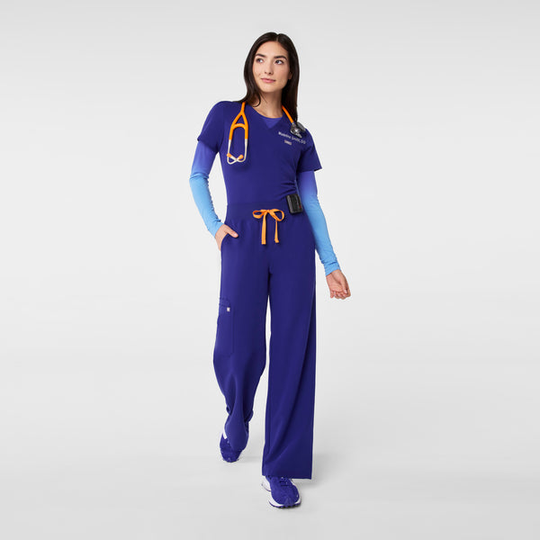 women's Ombre Deep Royal Blue Salta Seamless - Longsleeve Underscrub