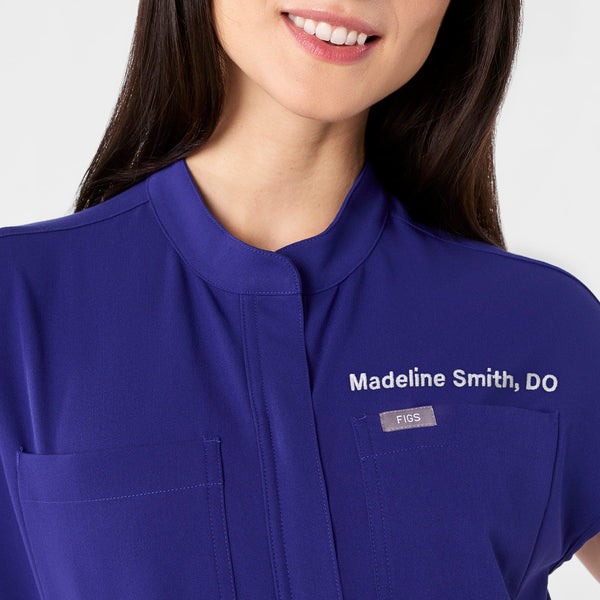 women's Deep Royal Blue Rafaela Wide Leg - ScrubJumpsuit™