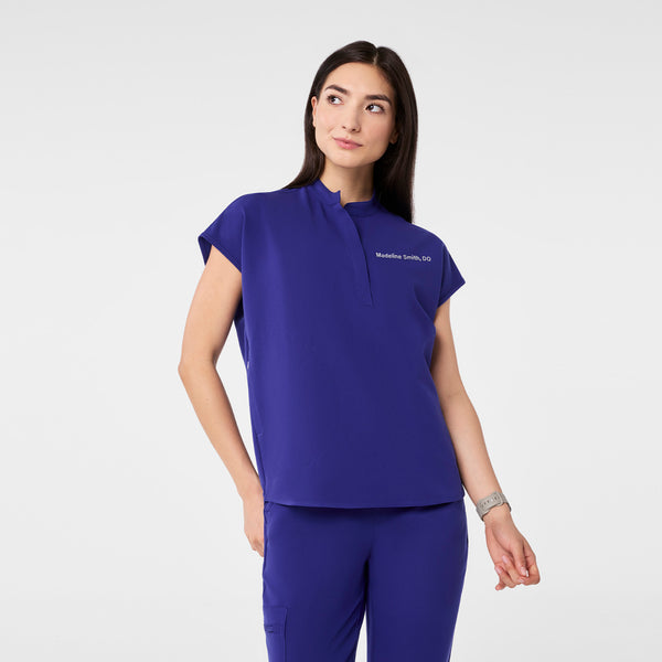 Women's Deep Royal Blue Rafaela - Oversized Scrub Top™