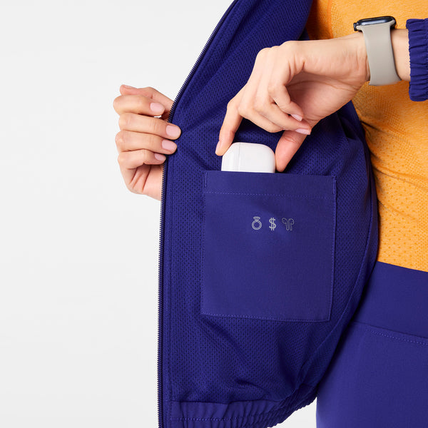 women's Deep Royal Blue Sydney - Scrub Jacket