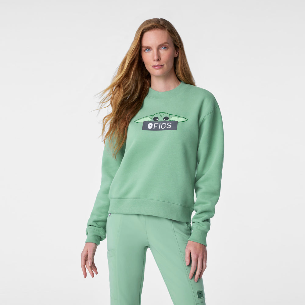 women's Jade STAR WARS™ | FIGS Graphic - Crewneck Sweatshirt