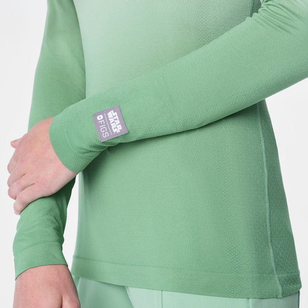 women's Ombre Jade STAR WARS™ | FIGS Salta Seamless - Longsleeve Underscrub