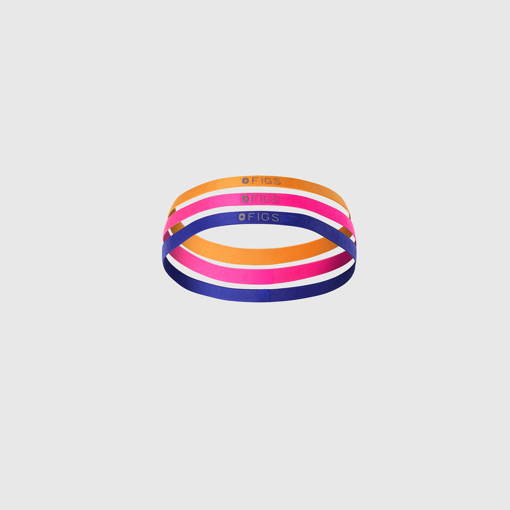Thin Headband Multicolor 3-Pack